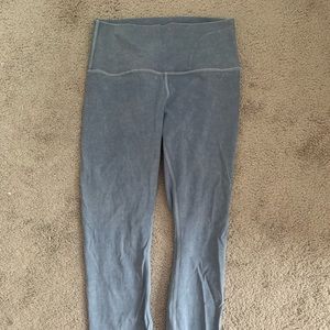 Lululemon light blue wonder under leggings